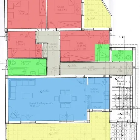 In With Sea View, Terrace, Air Conditioning, Washing Machine Lägenhet